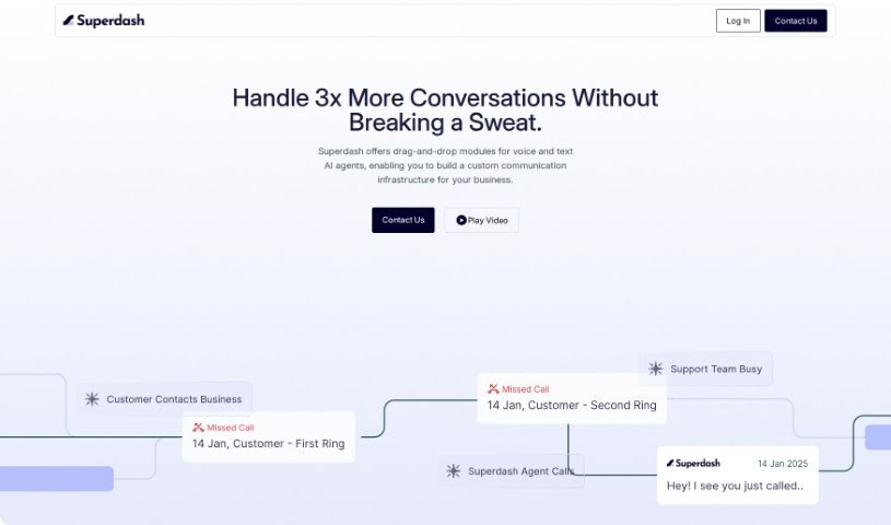 Screenshot of SuperDashHQ