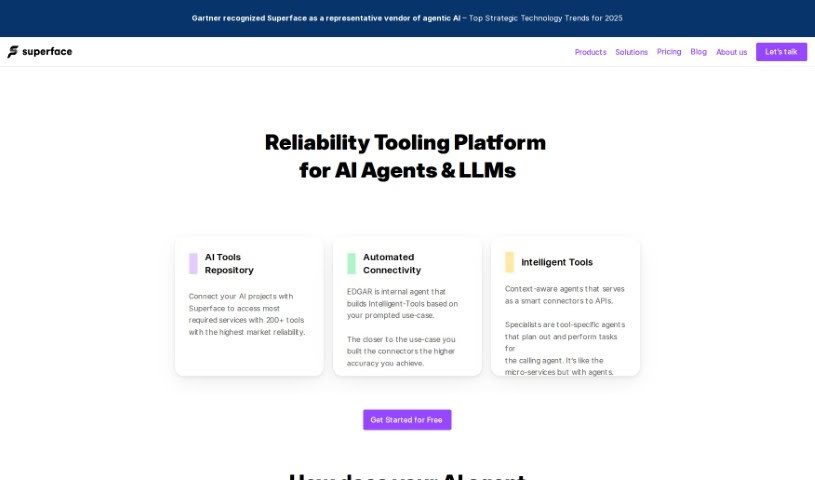 Screenshot of Superface