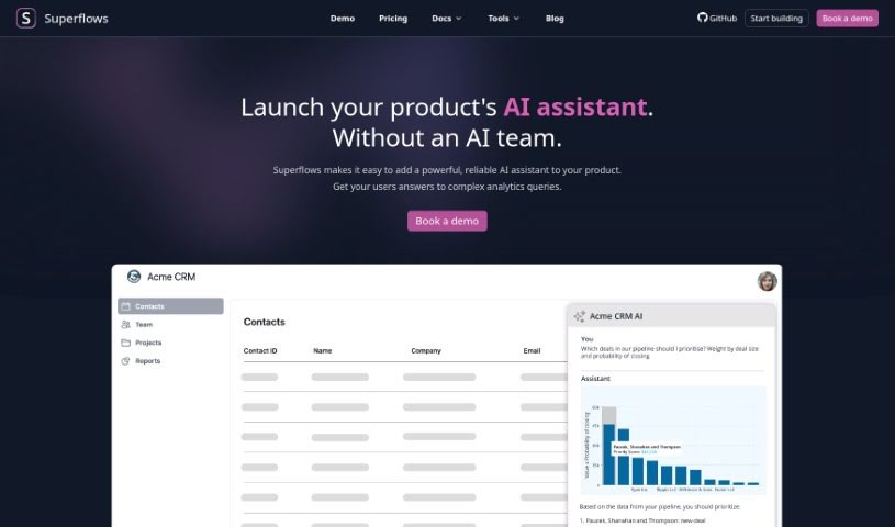 Screenshot of Superflows