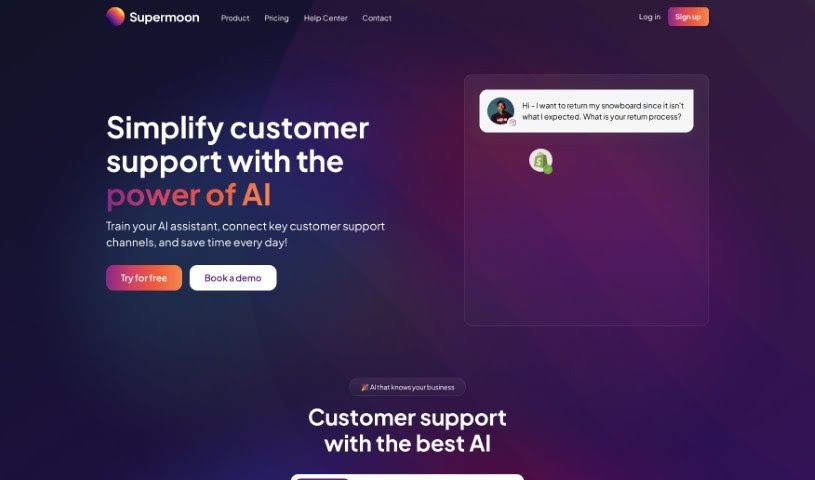 Screenshot of Supermoon