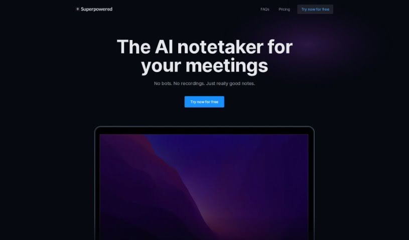 Screenshot of Superpowered