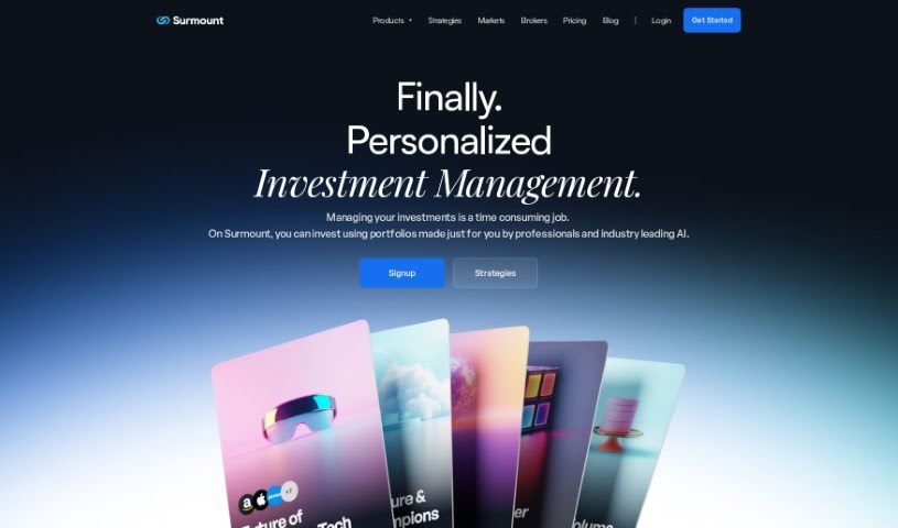 Screenshot of Surmount AI