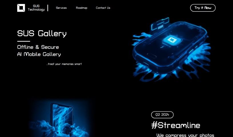 Screenshot of Sus Technology