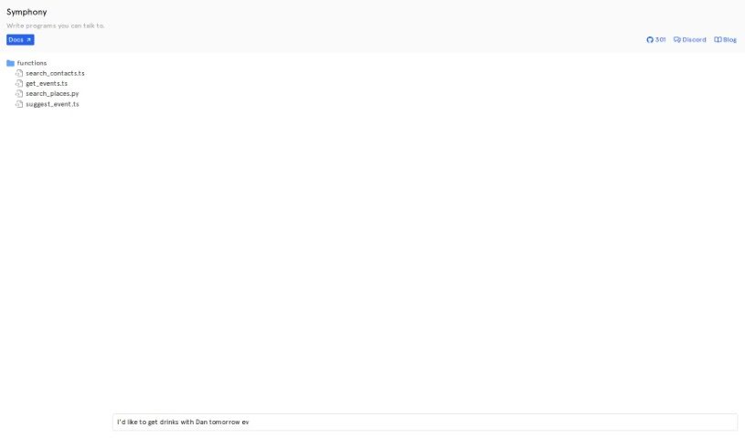 Screenshot of Symphony.run