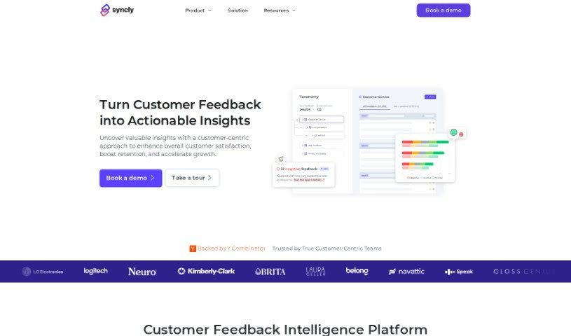 Screenshot of Syncly