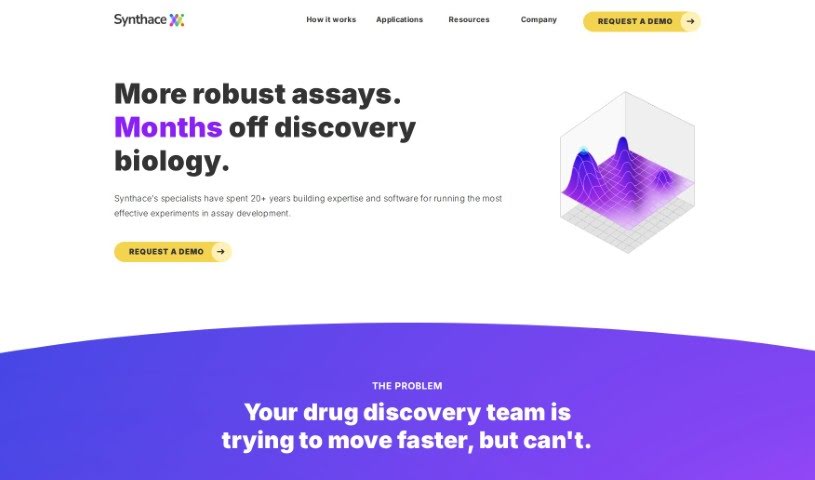 Screenshot of Synthace