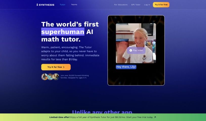 Screenshot of Synthesis