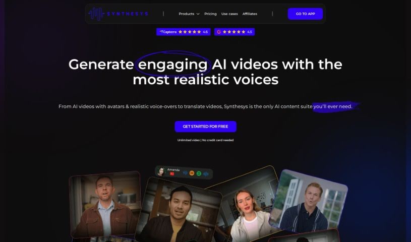 Screenshot of Synthesys