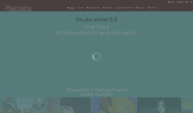 Screenshot of Synthetik's Studio Artist