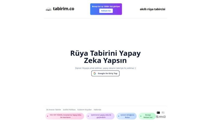 Screenshot of Tabirim