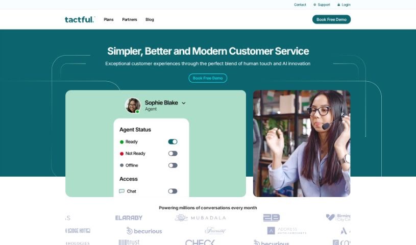 Screenshot of Tactful AI