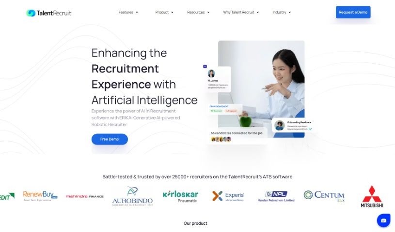 Screenshot of Talent Recruit