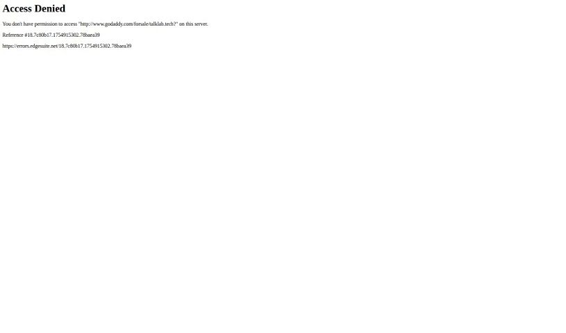 Screenshot of Talklab