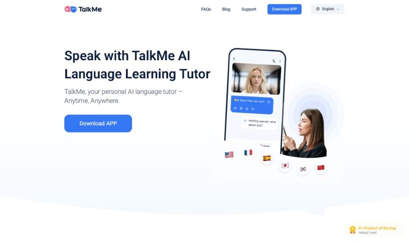 Screenshot of Talkme