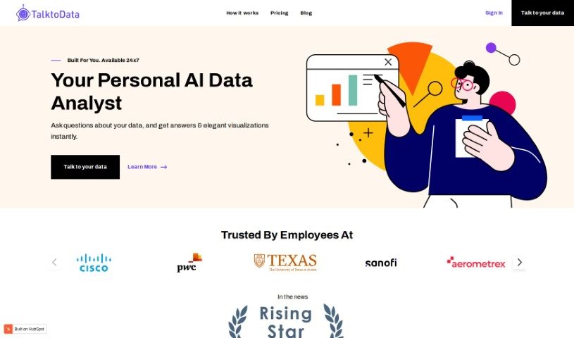 Screenshot of Talktodata Ai