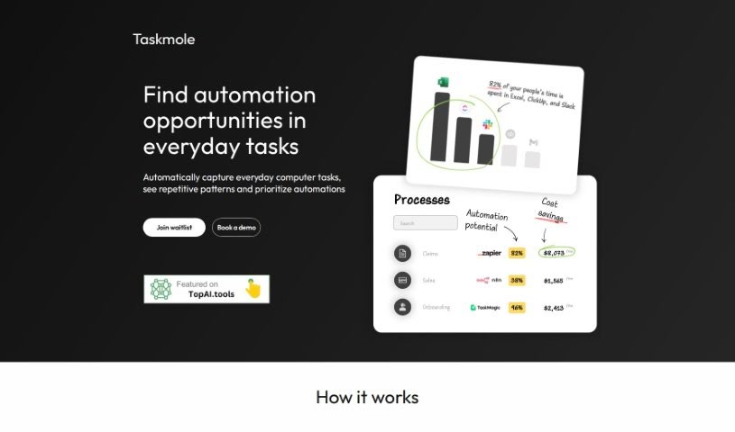 Screenshot of Taskmole