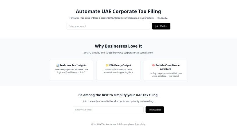Screenshot of Taxly.ai