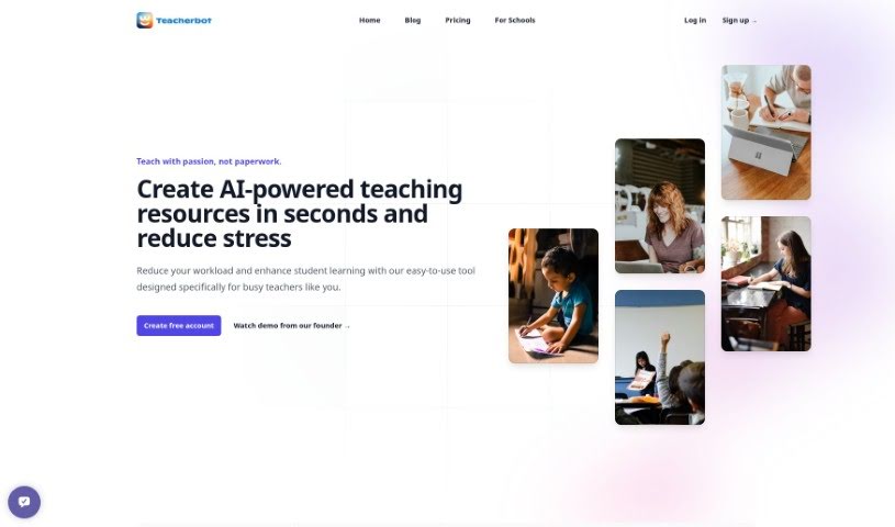 Screenshot of Teacherbot