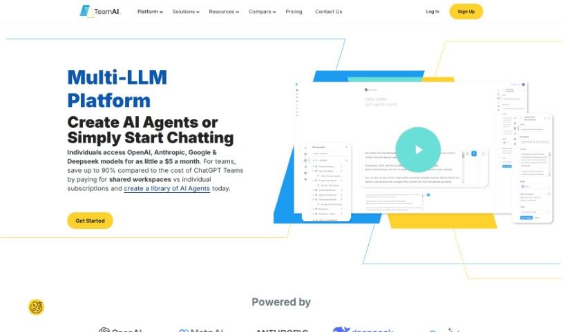 Screenshot of TeamAI