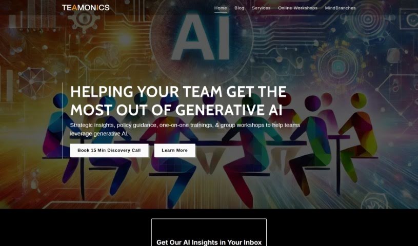 Screenshot of Teamonics