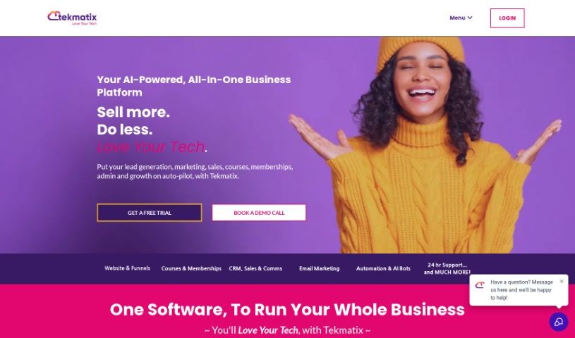 Screenshot of TekMatix