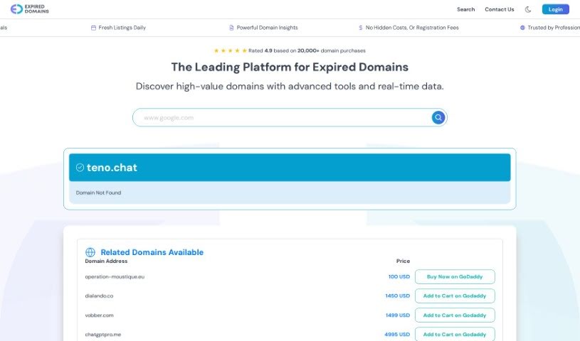 Screenshot of Teno Chat