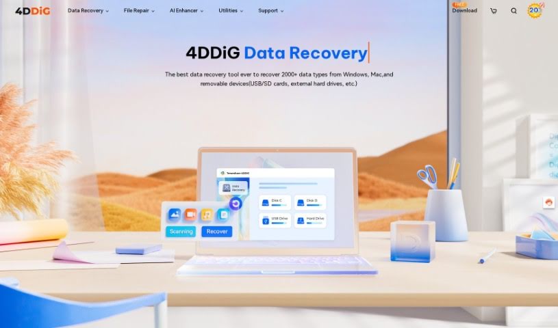 Screenshot of Tenorshare 4DDiG