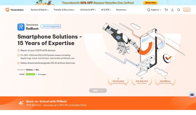 Screenshot of Tenorshare
