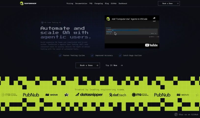 Screenshot of Testdriver
