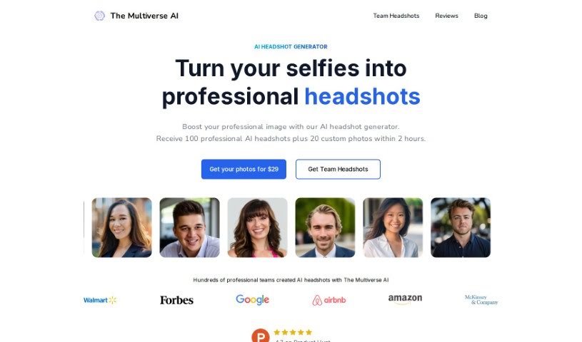 Screenshot of The Multiverse AI