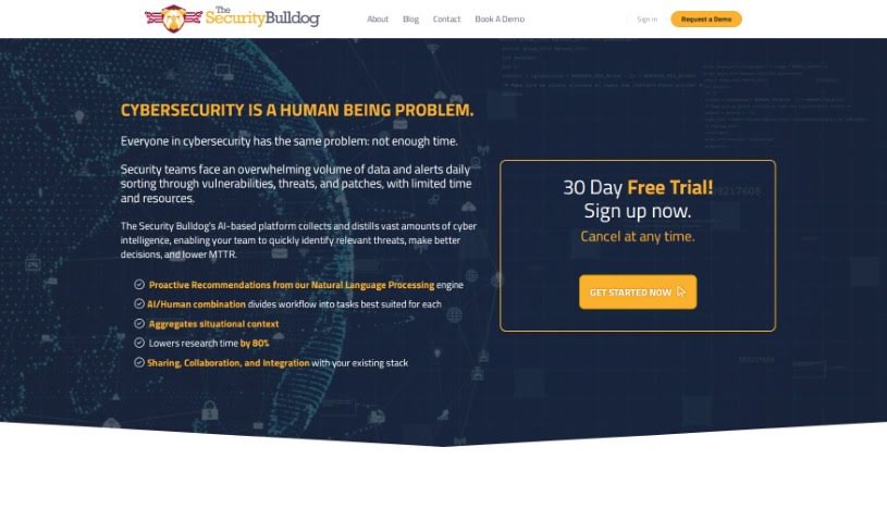 Screenshot of The Security Bulldog