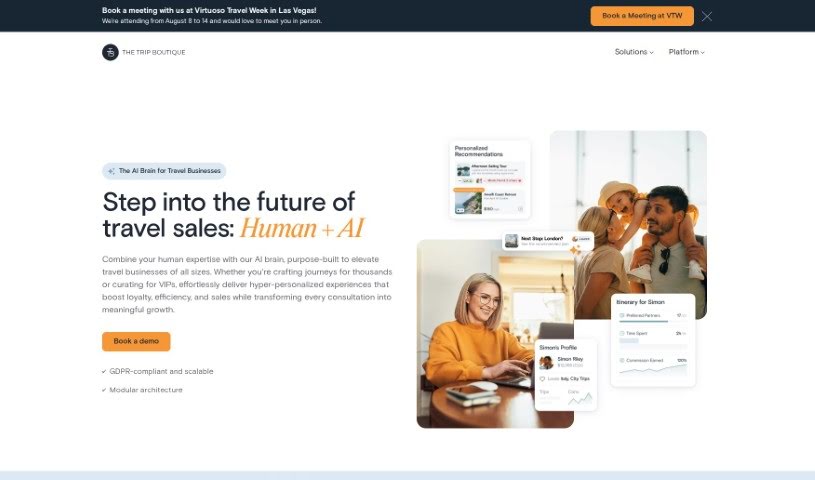 Screenshot of The Trip Boutique