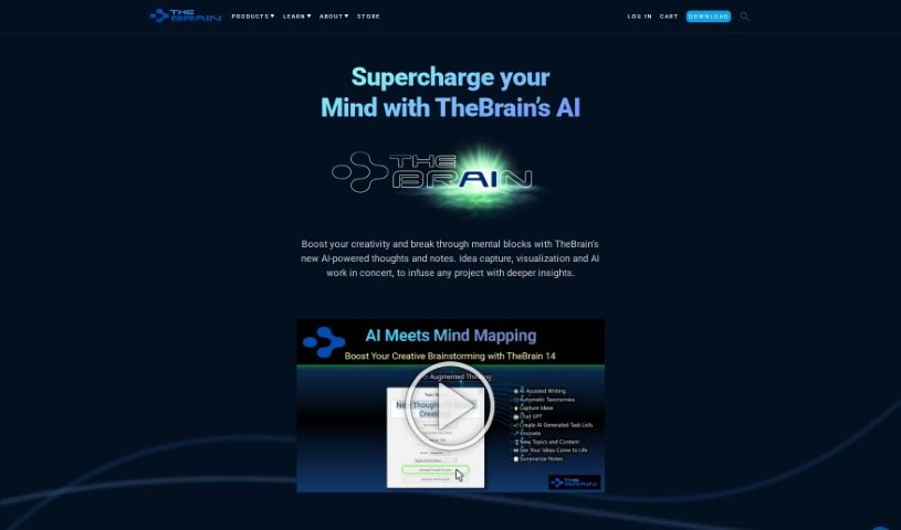 Screenshot of TheBrain