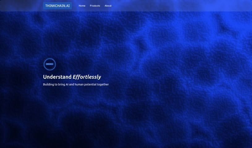 Screenshot of Thinkchain
