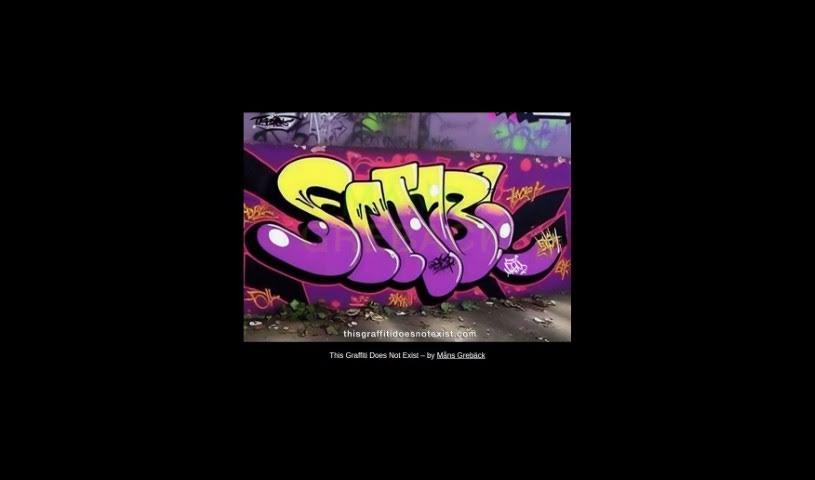 Screenshot of Thisgraffitidoesnotexist