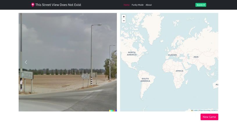 Screenshot of Thisstreetviewdoesnotexist