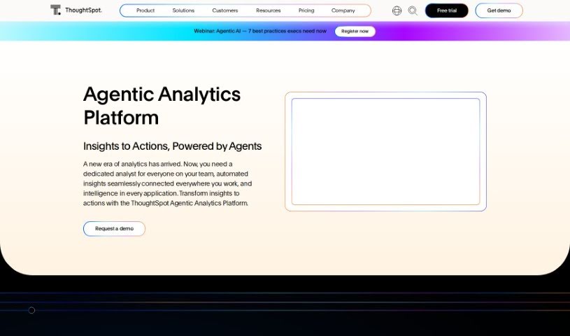 Screenshot of ThoughtSpot