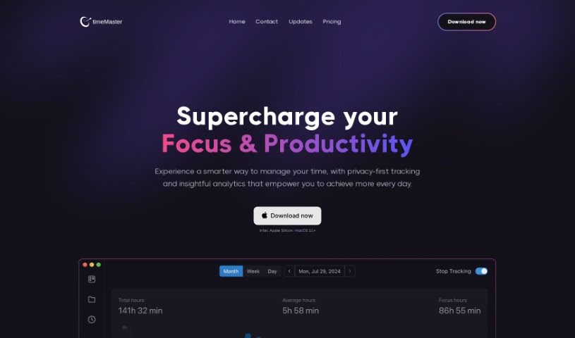 Screenshot of Timemaster