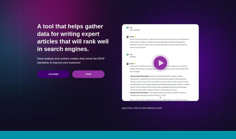 Screenshot of Tools On Out Eeat
