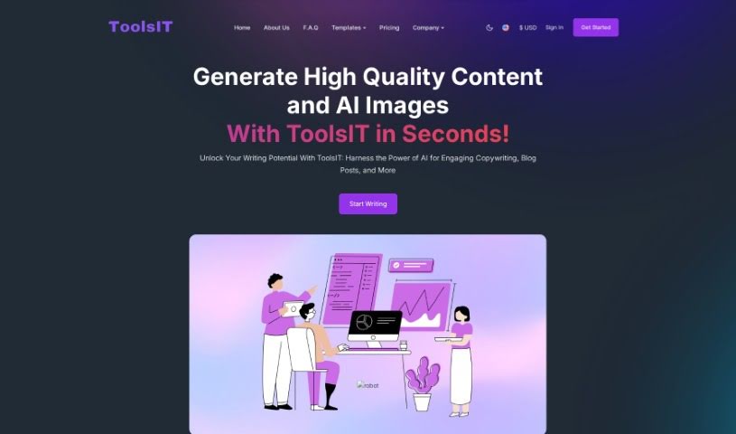 Screenshot of ToolsIT