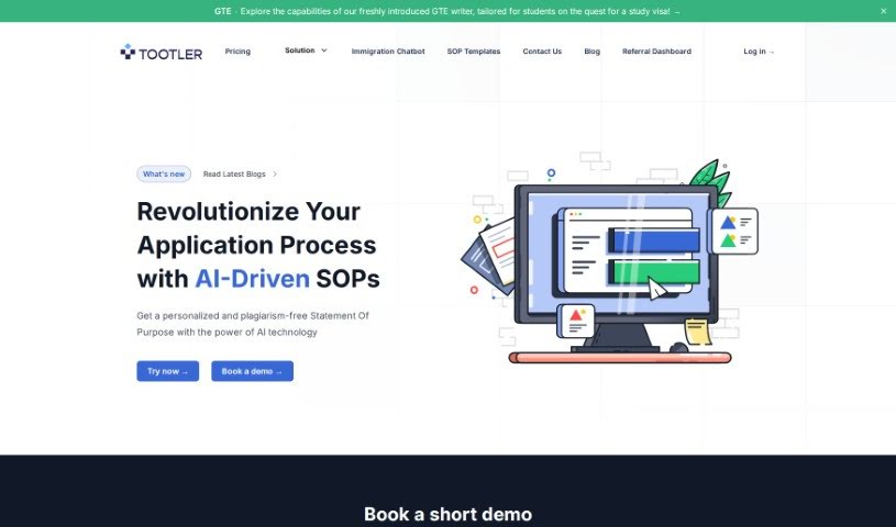 Screenshot of Tootler.ai