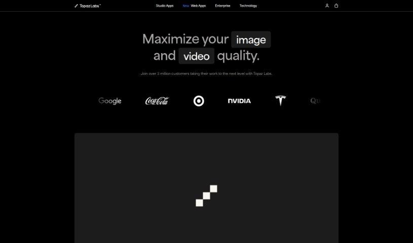 Screenshot of Topaz Labs