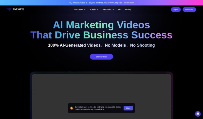 Screenshot of Topview.ai