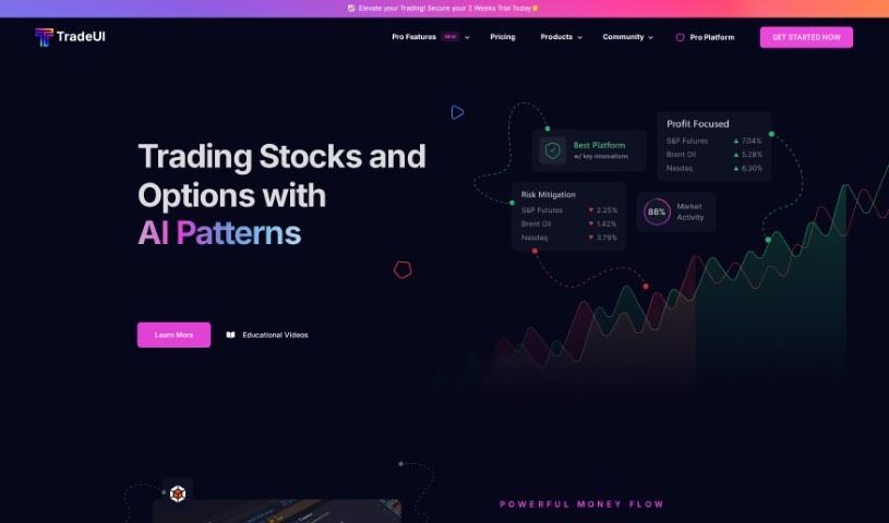 Screenshot of TradeUI