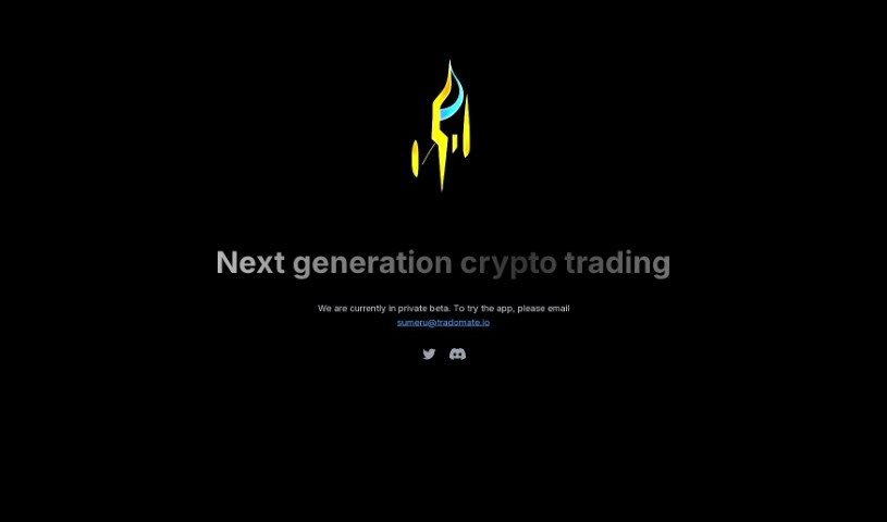 Screenshot of Tradomate