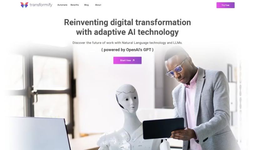 Screenshot of Transformify Automate