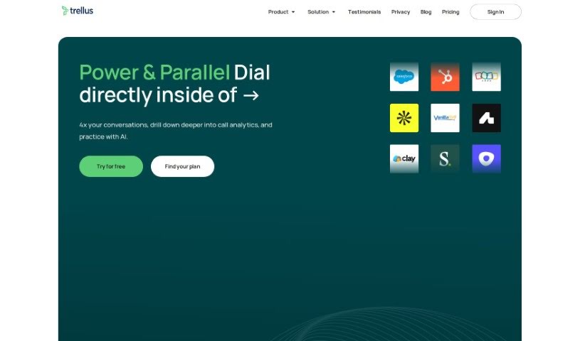 Screenshot of Trellus