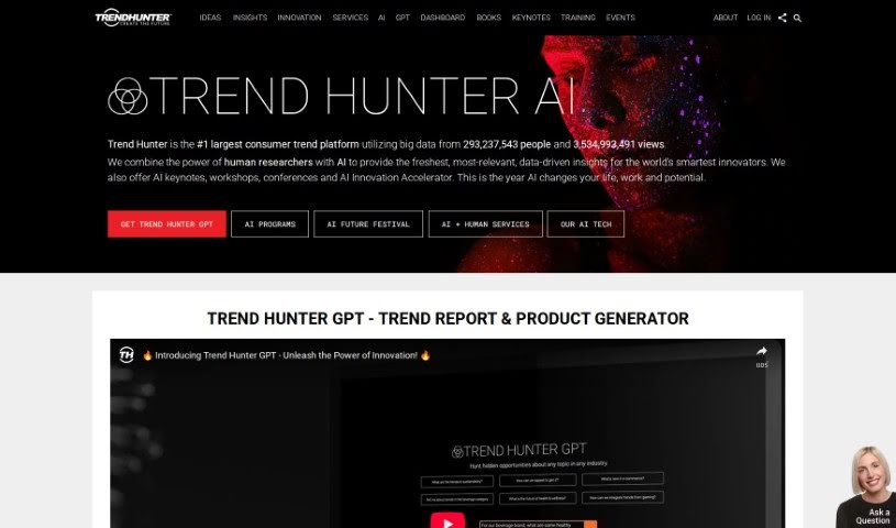 Screenshot of Trend Hunter AI