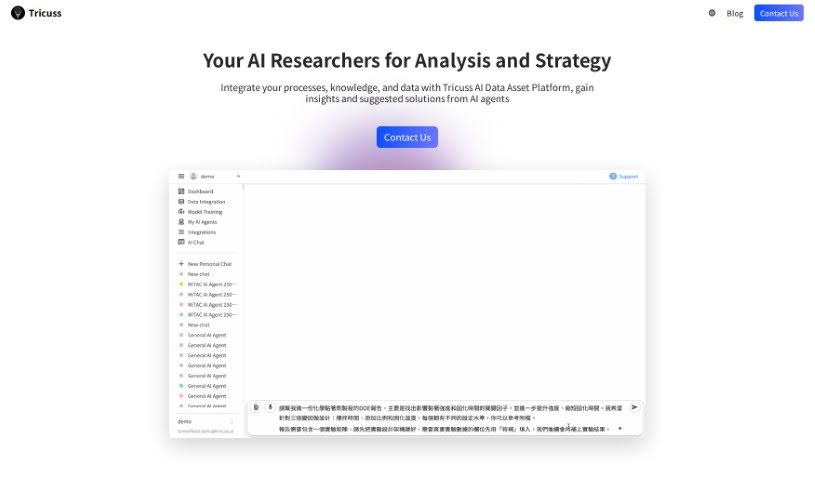 Screenshot of Tricuss