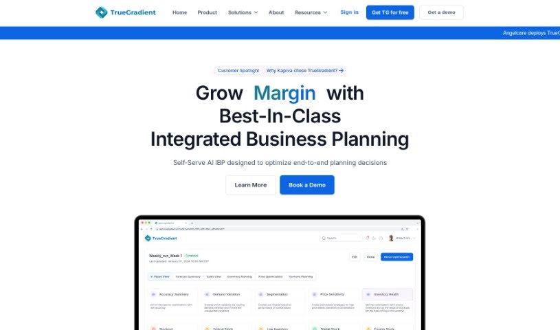 Screenshot of Truegradient